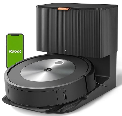 Best Robotic Vacuum-Mop Hybrids for Daily Maintenance iRobot Roomba j7+ (7550) Self-Emptying Robot Vacuum โ Uses PrecisionVision Navigation to Identify & Avoid Objects Like Socks, Shoes, & Pet Waste, Smart Mapping, Self-Empty for Up to 60 Days