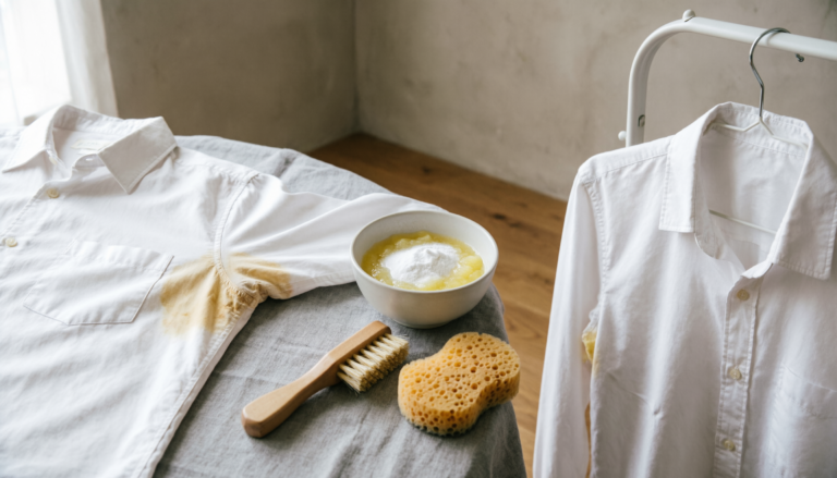 How to Get Yellow Armpit Stains Out of White Shirts Forever