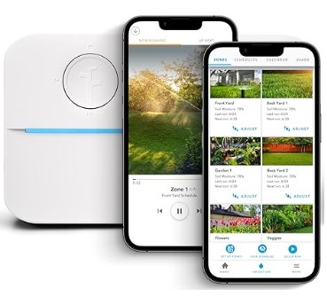 Top-Rated Smart Irrigation Controllers Rachio WiFi Smart Sprinkler Controller (8-Zone Irrigation Remote Control) โ App-Based Scheduling, Local Weather Intelligence, Rain Skips, Easy DIY Install