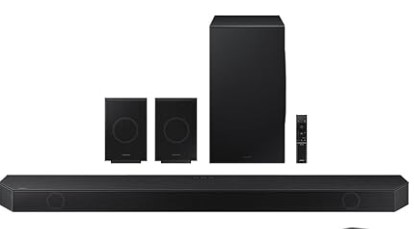Best Wireless Dolby Atmos Soundbars for Multi-Room Samsung (Refurbished) HW-Q990D Q-Series 11.1.4 ch. Wireless Dolby Soundbar with Q-Symphony (2024) Bundle with 2 Year Enhanced Protection Pack (Renewed)