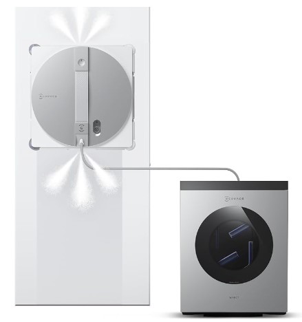 Best Robotic Window Cleaners for Hard-to-Reach Exterior Glass ECOVACS WINBOT W3 Omni Robot Window Cleaner with Auto-Clean & Multi-Functional Station, Win-SLAM 5.0 Smart Navigation, Intelligent Cleaning with Triple Spray System, 12-Level Protection