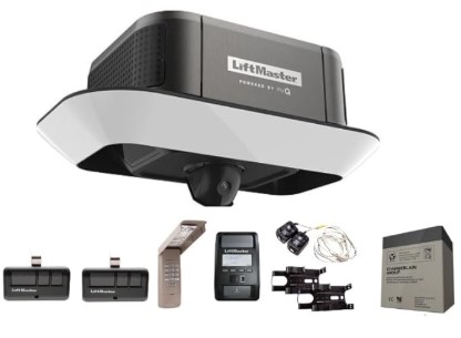 Best Smart Garage Openers with HD Wide-Angle Cams Liftmaster 6690L Secure View DC LED Battery Backup Belt Drive Wi-Fi with Integrated Camera, Operator Only - NO Rail Included