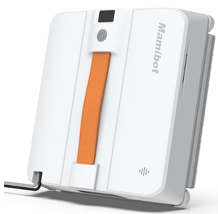 Best Robotic Window Cleaners for Hard-to-Reach Exterior Glass Mamibot W120-DP Robot Window Cleaner - 3200Pa Strong Suction, Multiple Cleaning Modes,4 Water Spray Nozzles,Edge Detection Technology,App&Remote Control(Grey)